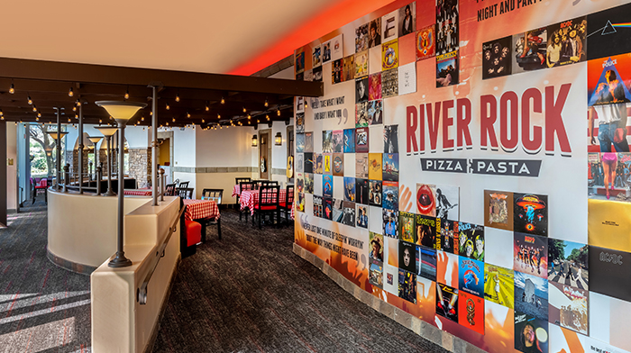 River Rock Pizza & Pasta Interior