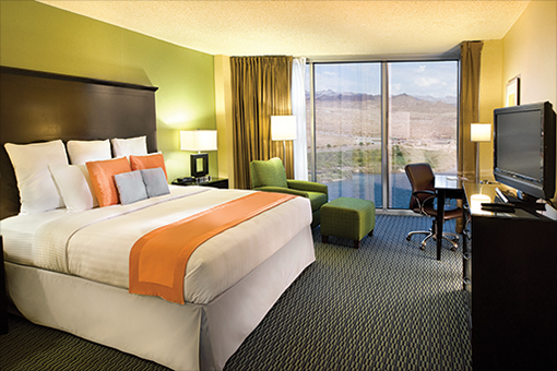 Accommodations at Aquarius Hotel & Casino Resort